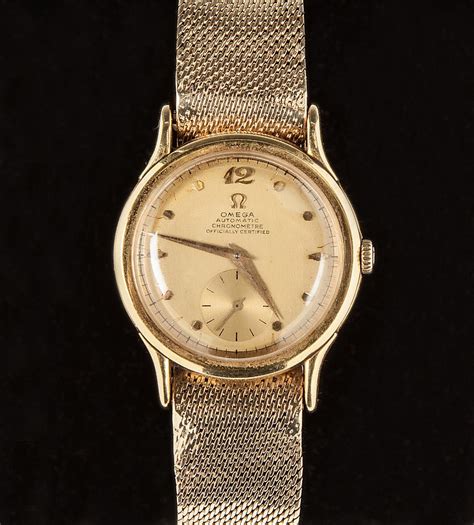 vintage 14k omega watch